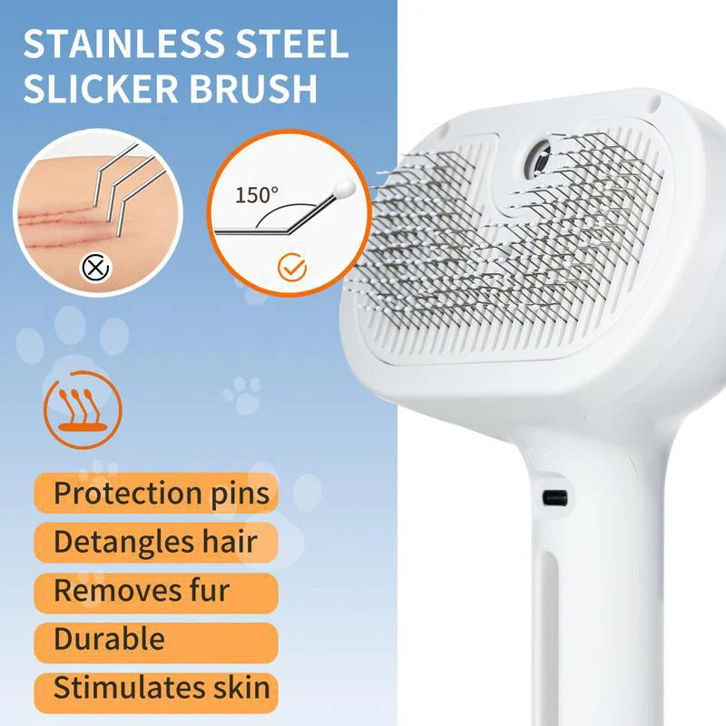 Gentle Paws™ Steamy Massage Brush